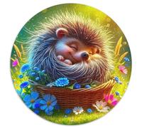 hérisson 1000 Pièces Puzzle pour Adultes Jeux Éduchatifs Divertissement Apaisant Entraîner La Mémoire du Cerveau pour Toute La Famille, Cadeaux pour Femmes, Cadeaux pour Hommes 1000pcs (67.5x67.5cm)