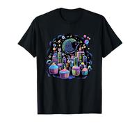 Hérisson Adventure Neon Cupcake Skyline T-Shirt