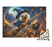 Hérisson Citrouille Lune 1000pcs Mini Puzzle pour Famille Cadeau