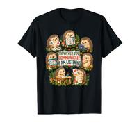 Hérisson Communication AAC Autisme Orthophonie Non verbale T-Shirt Graphique avec Valeur