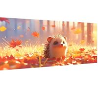 HéRisson Diamond Painting, Feuilles TombéEs Diamond Painting Adulte Grand Format 140x70cm Toile, Broderie Diamant Kit Complet Enfant Point de Croix Cristal Art Peinture, Decoration Chambre Model466