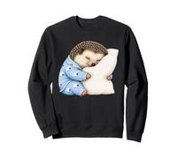 Hérisson Dormant dans Un Pyjama Mignon Sweatshirt