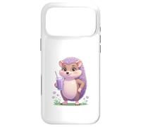 Hérisson Doux avec Boisson Smoothie Coque pour iPhone 17 Pro Max