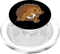 Hérisson en colère Jouant au Rugby PopSockets PopGrip pour MagSafe
