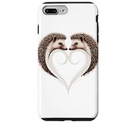 Hérisson En Forme de Cœur Hérissons Coque pour iPhone 7 Plus/8 Plus