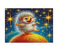 Hérisson Étoile Planète 1000pcs Mini Puzzle pour Famille Cadeau
