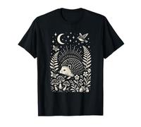 Hérisson Fantaisie forêt Nuit Nature Art Design T-Shirt