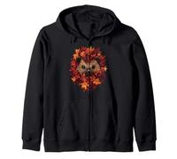 Hérisson Feuilles Automne Automne Nature Amoureux Animal Forêt Mignon Sweat à Capuche