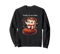 Hérisson Finally I'm on a Date drôle Kawaii Anime Mignon Sweatshirt