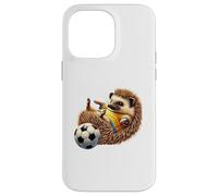 Hérisson Joueur de Football Animal Fan de Football Coque pour iPhone 14 Pro Max