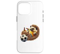 Hérisson Joueur de Football Animal Fan de Football Coque pour iPhone 16 Pro Max