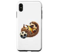 Hérisson Joueur de Football Animal Fan de Football Coque pour iPhone XS Max