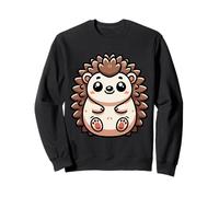 Hérisson Kawaii - Mignon animal potelé à picots avec de grands yeux Sweatshirt
