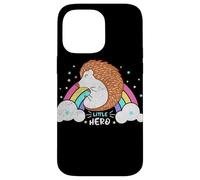 Hérisson Little Colorful Rainbow Forest Star Animal Graphic Coque pour iPhone 14 Pro Max
