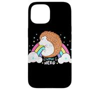 Hérisson Little Colorful Rainbow Forest Star Animal Graphic Coque pour iPhone 15
