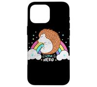 Hérisson Little Colorful Rainbow Forest Star Animal Graphic Coque pour iPhone 16 Pro Max