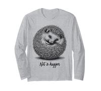 Hérisson Mignon Pas Un câlin introverti timide anxieux Antisocial Manche Longue