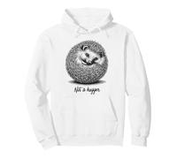 Hérisson Mignon Pas Un câlin introverti timide anxieux Antisocial Sweat à Capuche