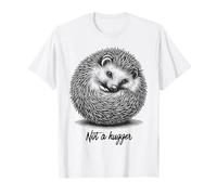 Hérisson Mignon Pas Un câlin introverti timide anxieux Antisocial T-Shirt