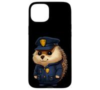 Hérisson, policière/hérisson de Police Coque pour iPhone 15 Plus