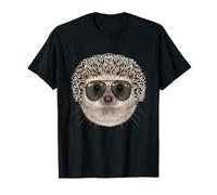 Hérisson portant une lunette de soleil aviateur Swag T-Shirt