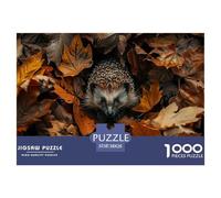 hérisson Puzzle 1000 Pièces Cadeau Unique Jeu Éduchatif Challenge Toy À De Qualité Supérieure Peinture Art pour Adultes Enfants 38x26cm/1000pcs