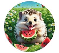 hérisson Puzzle 1000 Pieces Cadeau Unique Jeu Éduchatif Défi Jouet À De Qualité Supérieure Peinture Art pour Adultes Et Enfants 1000pcs (67.5x67.5cm)
