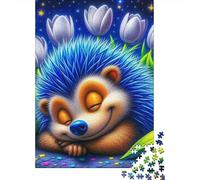 hérisson Puzzle 1000 Pièces Educa Jouet en Bois Divertissement Créatif De l'art De La Décoration Jeu Éduchatif Challenge Toy pour Adultes Et Enfants À Partir De 12 Ans 1000pcs (75x50cm)