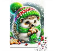 hérisson Puzzles 1000 Pièces Cadeau Unique Jeu Éduchatif Challenge Toy À De Qualité Supérieure Peinture Art pour Adultes Et Enfants À Partir De 14 Ans 1000pcs (75x50cm)