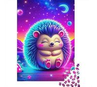 hérisson Puzzles 1000 Pieces Cadeau Unique Jeu Éduchatif Défi Jouet À De Qualité Supérieure Peinture Art pour Adultes Et Enfants À Partir De 14 Ans 1000pcs (75x50cm)