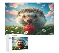 hérisson Puzzles 1000 Pièces Vision 3D Moderne Edificio du Paysage Divertissement Créatif pour Famille Jeu Éducatif Décoration Intérieure Assemblage Amusant 1000 PCS