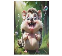 Hérisson Puzzles Adulte 1000 Pieces Cadeau Famille Puzzle Classique 3D EnfantsJouet en Bois Cadeau Unique (78×53cm)