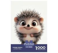hérisson Puzzles De 1000 Pièces pour Toute La Famille Animaux Classiques pour Jeux Et Activités Familiales Stimulantes, Décoration D'intérieur 38x26cm/1000pcs