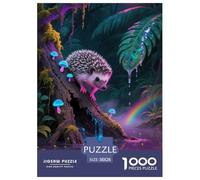 hérisson pygmée Africain 1000 Pieces Animaux Puzzle pour Adulte Matériaux Recyclés De l'art De La Décoration Moderne Adultes Et Enfants Dès 14 Ans 38x26cm/1000pcs
