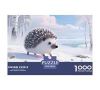 hérisson1000 Pièces Puzzlefaune Sauvage pour Adultes Jeu D'Intelligence Parfaitpourla Détente Paysagedes QuatreSaisons 38x26cm/1000pcs