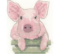 Heritage Aida set de broderie au point de croix 'Pig (A)', LFPG1159-A, 6x7.5cm
