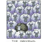 Heritage Aida 'The Individual' set de broderie au point de croix, SHID1427-A, 9x11.5cm