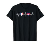 Héritage cambodgien Drapeau français Drapeau cambodgien T-Shirt Graphique avec Valeur