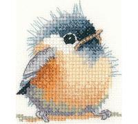 Heritage Chickadee count Evenweave 28 Kit de broderie au point de croix