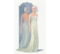 Heritage Crafts Elegance Kit de point de croix - Lilly (Evenweave)