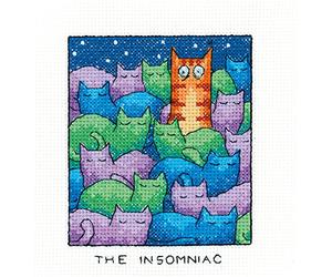 Heritage Crafts Simply Heritage Cross Stitch Kit - The Insomniac