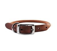 Heritage Cuir rond cousu Collier, peau, 50 - 59 cm