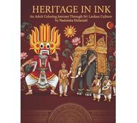 Heritage in Ink: An Adult Coloring Journey Through Sri Lankan Culture