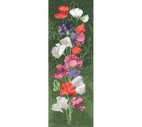Heritage JCSP515E Kit Point de Croix compté Motif Pois de Sucre Taille L 11 x 31 cm
