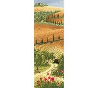 Heritage JCTU567-A Kit de broderie au point de croix Motif Toscane A 31 x 11 cm