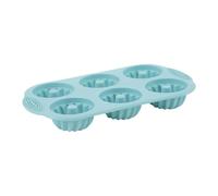 Heritage Lot de 3 moules à gâteau cannelés en silicone avec 6 cavités, ustensiles de cuisson de qualité professionnelle avec libération lisse, esthétique élégante avec construction durable, moules
