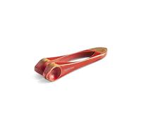 Heritage Musical Spoons Instrument de percussion, bois d'érable canadien fait à la main, son folk en bois naturel, excellent cadeau pour tous les âges avec toute expérience musicale, taille S, rouge