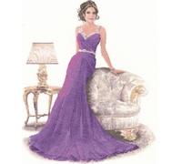 Heritage Point de Croix Set Aida "Grace (a)", modèle à compter, jlgr1378-a, 32x38,5cm