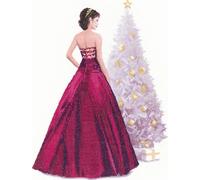 Heritage Point de Croix Set Aida "Holly (A)", modèle à compter, JLHO1470-A, 30,5x39,5cm