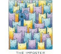 Heritage Point de Croix Set Aida "L'étranger", modèle à compter, SHTI1404-A, 9x11,5cm